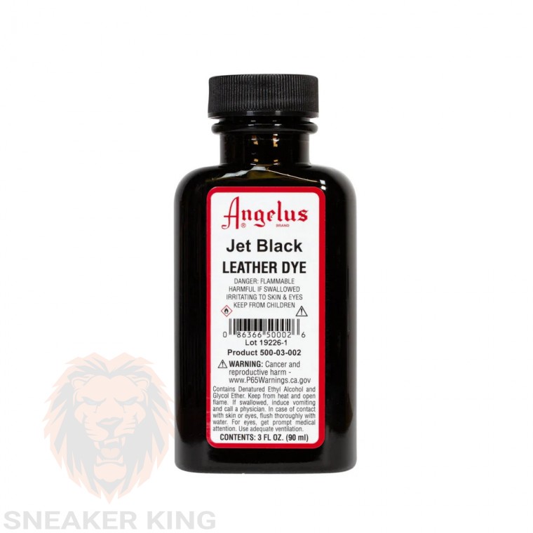 Барвник для шкіри Angelus leather dye Jet Black (чорний) made in USA